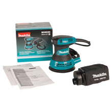 Cargar imagen en el visor de la galería, LIJADORA ROTO ORBITAL 125 MM 300W VERDE MAKITA