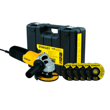 Cargar imagen en el visor de la galería, PULIDORA 4.1/2 710 WATS CAJA PLASTICA STANLEY STGS7115KD-B3