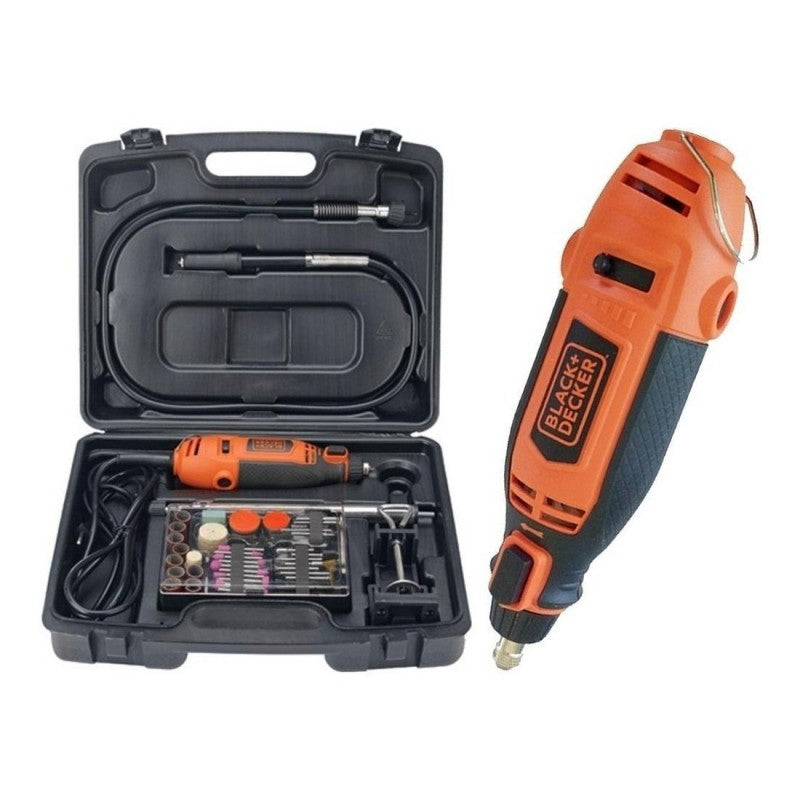 MOTO TOOL 180W + 113 PCS CAJA PLASTICA RT18KA-B3  BLACK+DECKER