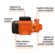 Cargar imagen en el visor de la galería, Electrobomba 1/2 Hp P/ Agua Periférica BOAP-1/2 Truper
